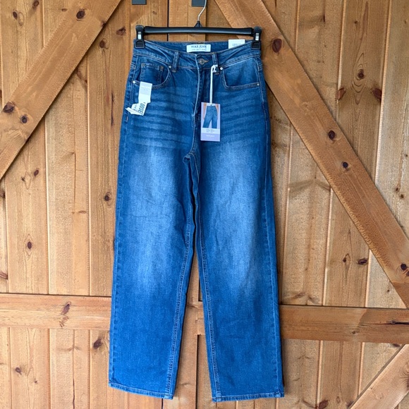 Wax Jean Denim - Wax Jean womens Straight Jeans - Blue Wash